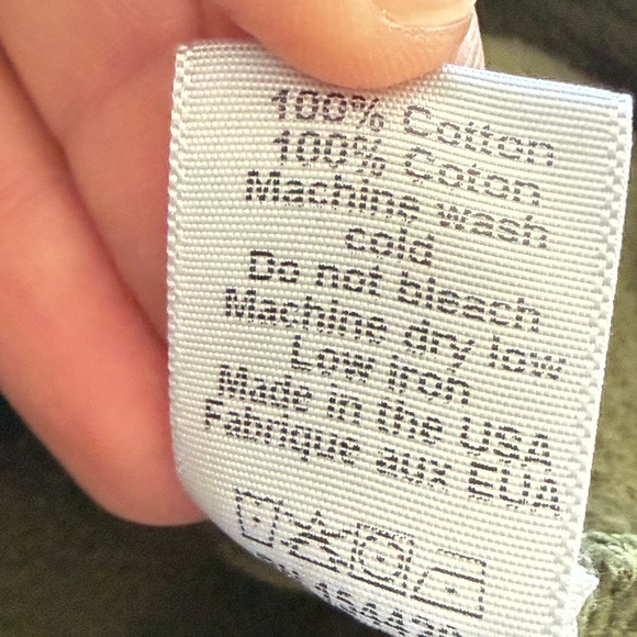 Clare V. Le Drop Sweatshirt Army Jag Green Animal Print Crop Sz XL - Picture 10 of 11